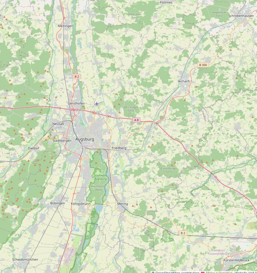 Augsburg in OpenStreetMap — die Rohdaten